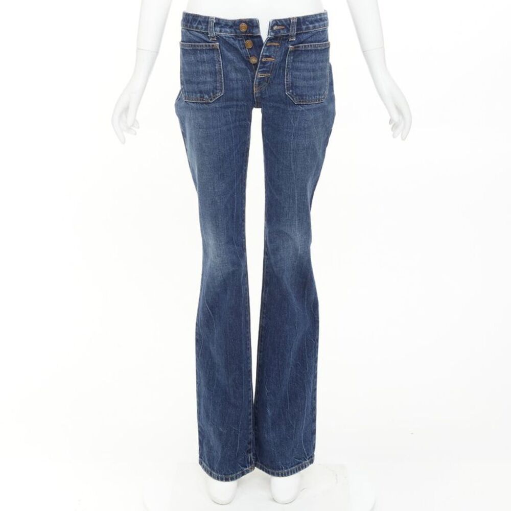 Saint Laurent 2018 Denim Flare Leg Jeans